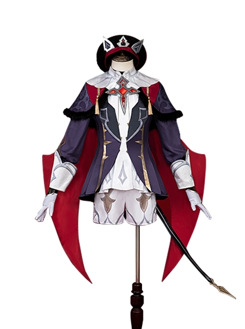 Game Genshin Impact Dahlia Halloween Cosplay Costume Full Set