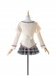 Puella Magi Madoka Magica School Uniforms Mami Tomoe Halloween Cosplay Costume Updated Version Full Set
