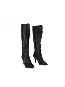 Batman Returns 1992 Catwoman Selina Kyle Halloween Cosplay Accessories Black Boots