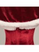 Movie Love Actually Retro Style Christmas Red Dress Suit Halloween Cosplay Costume Set Without Shoes