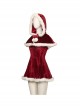 Movie Love Actually Retro Style Christmas Red Dress Suit Halloween Cosplay Costume Set Without Shoes