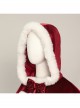 Movie Love Actually Retro Style Christmas Red Dress Suit Halloween Cosplay Costume Set Without Shoes