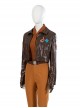 Star Wars Spin-Off TV Drama Ahsoka Sabine Wren Halloween Cosplay Accessories Brown Leather Coat