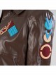 Star Wars Spin-Off TV Drama Ahsoka Sabine Wren Halloween Cosplay Accessories Brown Leather Coat