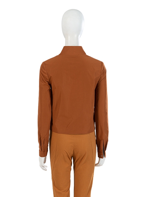 Star Wars Spin-Off TV Drama Ahsoka Sabine Wren Halloween Cosplay Accessories Brown Blouse