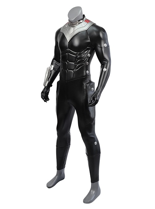 Aquaman And The Lost Kingdom Black Manta Halloween Cosplay Costume Set Without Boots