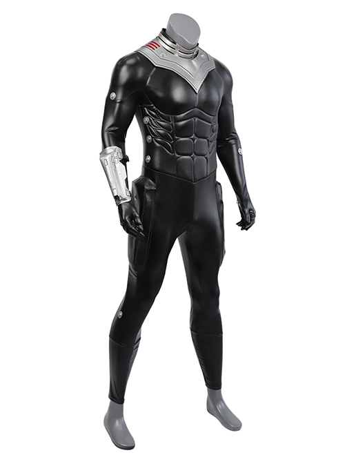Aquaman And The Lost Kingdom Black Manta Halloween Cosplay Costume Set Without Boots