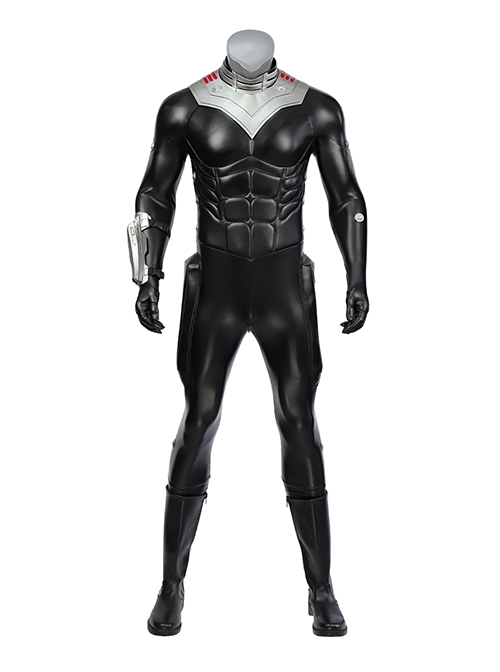 Aquaman And The Lost Kingdom Black Manta Halloween Cosplay Accessories Black Boots