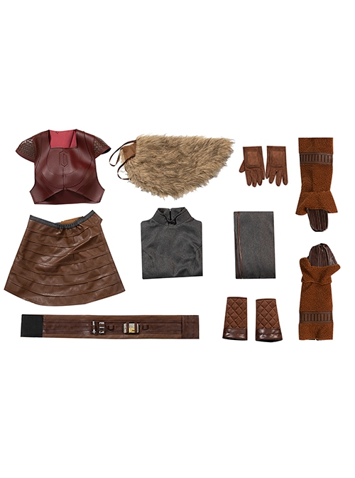 The Mandalorian The Armorer Halloween Cosplay Costume Set Without Helmet