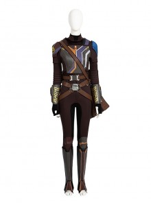 Star Wars Spin-off TV Drama Ahsoka Halloween Cosplay Sabine Wren Costume Set Without Shoes Without Helmet