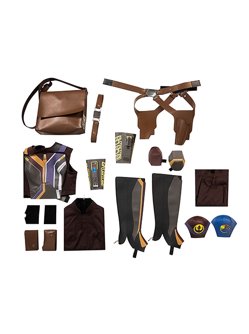 Star Wars Spin-off TV Drama Ahsoka Halloween Cosplay Sabine Wren Costume Set Without Shoes Without Helmet