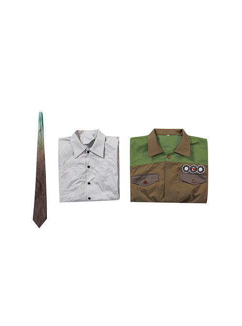 TV Drama Loki Season 2 Loki Laufeyson TVA Uniform Halloween Cosplay Costume Full Set