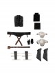 Final Fantasy VII Ever Crisis Juvenile Version Sephiroth Halloween Cosplay Costume Set Without Boots