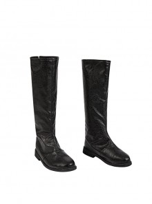 Final Fantasy VII Ever Crisis Juvenile Version Sephiroth Halloween Cosplay Accessories Black Boots