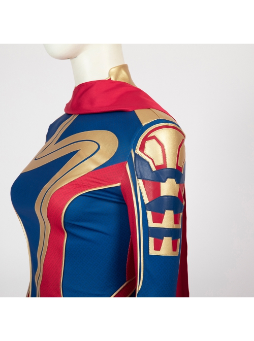 Ms Marvel Kamala Khan TV Drama Halloween Cosplay Costume Set Without Shoes