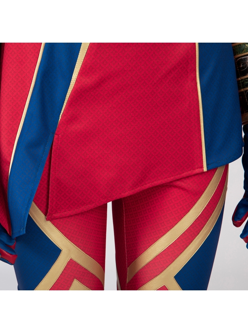 Ms Marvel Kamala Khan TV Drama Halloween Cosplay Costume Set Without Shoes