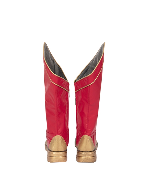 Ms Marvel Kamala Khan TV Drama Halloween Cosplay Accessories Red Boots