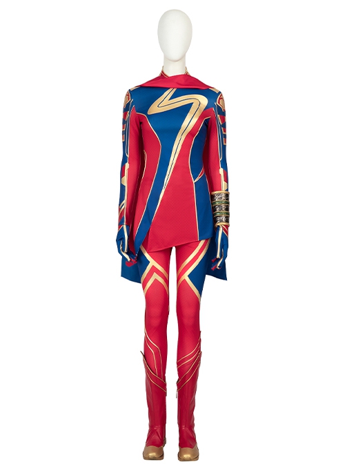Ms Marvel Kamala Khan TV Drama Halloween Cosplay Accessories Red Boots