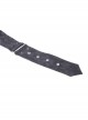 Adjustable Personalized Black PU Leather Practical Waist Bag With Metal Spiked Rivets Decorated Punk Style Rock Belt