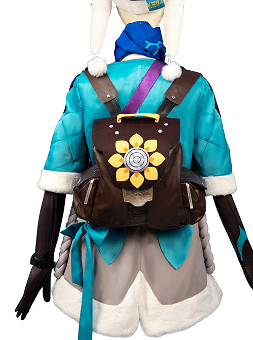 Honkai Star Rail Lynx Halloween Cosplay Accessories Brown Schoolbag