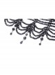 Sexy Black Tassel Clavicle Chain Gothic Pendant Necklace