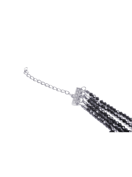 Sexy Black Tassel Clavicle Chain Gothic Pendant Necklace