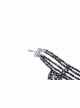Sexy Black Tassel Clavicle Chain Gothic Pendant Necklace