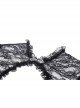 Black Thin Lace And Exquisite Lace Embellished With Gothic Style Long Sleeved Sexy Shawl