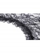 Black Thin Lace And Exquisite Lace Embellished With Gothic Style Long Sleeved Sexy Shawl