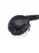 Black Sexy Women's Mesh Three Dimensional Flower Pattern Decorated Gothic Hat