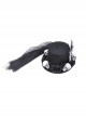 Handsome Black Polyester Brim With White Skull Decoration Punk Style Magic Hat