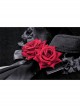 Halloween Black Pointed Top Exquisite Pattern Bound Gothic Style Witch Hat