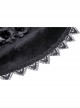 Halloween Black Pointed Top Exquisite Pattern Bound Gothic Style Witch Hat
