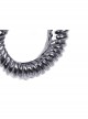 Halloween Black Plastic Exaggerated Gothic Devil Horn Headdress