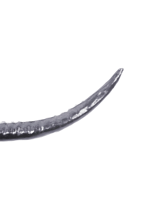 Halloween Black Plastic Exaggerated Gothic Devil Horn Headdress