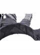 Halloween Black Plastic Exaggerated Gothic Devil Horn Headdress