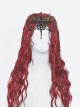 Black Gorgeous Alloy Princess Gothic Style Crown Headdress