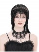 Black Gorgeous Alloy Princess Gothic Style Crown Headdress