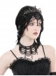 Black Gorgeous Alloy Princess Gothic Style Crown Headdress