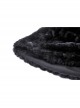 Black Plush Woven Bear Ears And Metal Buckle On The Chest Lolita Hooded Cape