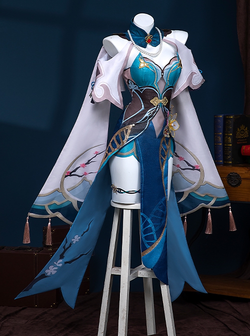 Game Honkai Star Rail Ruan Mel Halloween Cosplay Costume Full Set