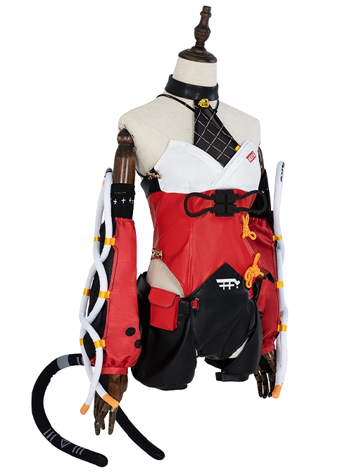 Game Zenless Zone Zero Nekomiya Mana Halloween Cosplay Costume Full Set