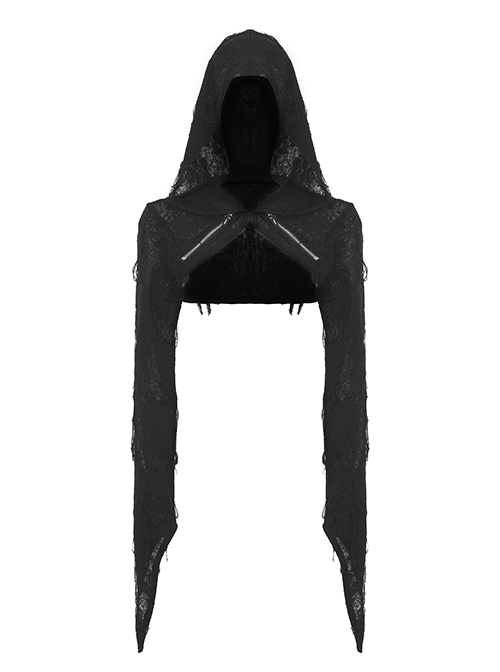 Personalized Distressed Woven Gothic Hooded Devil Cloak