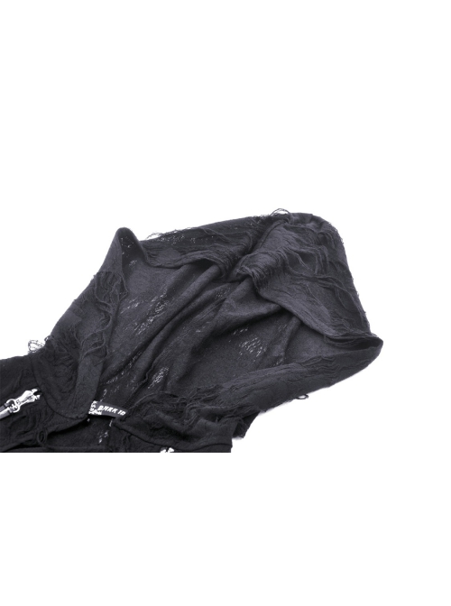 Personalized Distressed Woven Gothic Hooded Devil Cloak