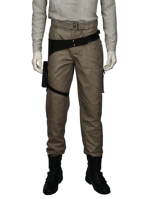 Rogue One A Star Wars Story Cassian Andor Halloween Cosplay Costume Brown Trousers