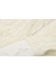 Sexy White Velvet Front And Back Adjustable Tie Punk Style Sleeveless Suspender Dress
