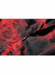 Sexy Lace Suspender Black And Red Tie Dyed Adjustable Strap Punk Style Rock Dress