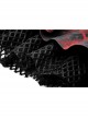 Sexy Lace Suspender Black And Red Tie Dyed Adjustable Strap Punk Style Rock Dress