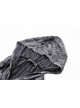 Personalized Gray Ripped With Cut Out Shoulders Punk Style Hooded Long Sleeved Top