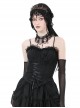 Sexy Black Lace Waist Cross Waist Lace Up Gothic Suspender Corset